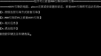 聯(lián)樂實(shí)業(yè)教你用Legacy模式和Uefi模式引導(dǎo)修復(fù)軟件